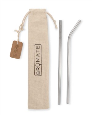 Doplňky Brumate Stainless Steel Reusable Straws Stříbrné | 607548MCG