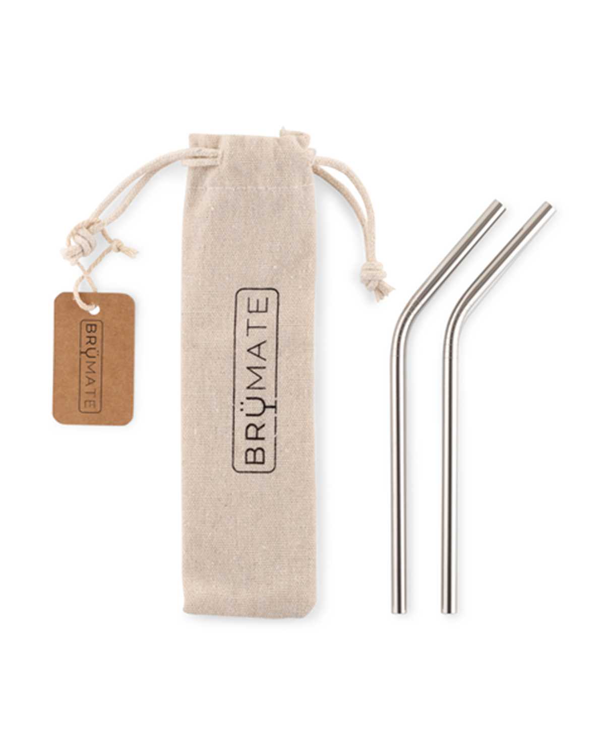 Doplňky Brumate Stainless Steel Reusable Straws Stříbrné | 350186SAH